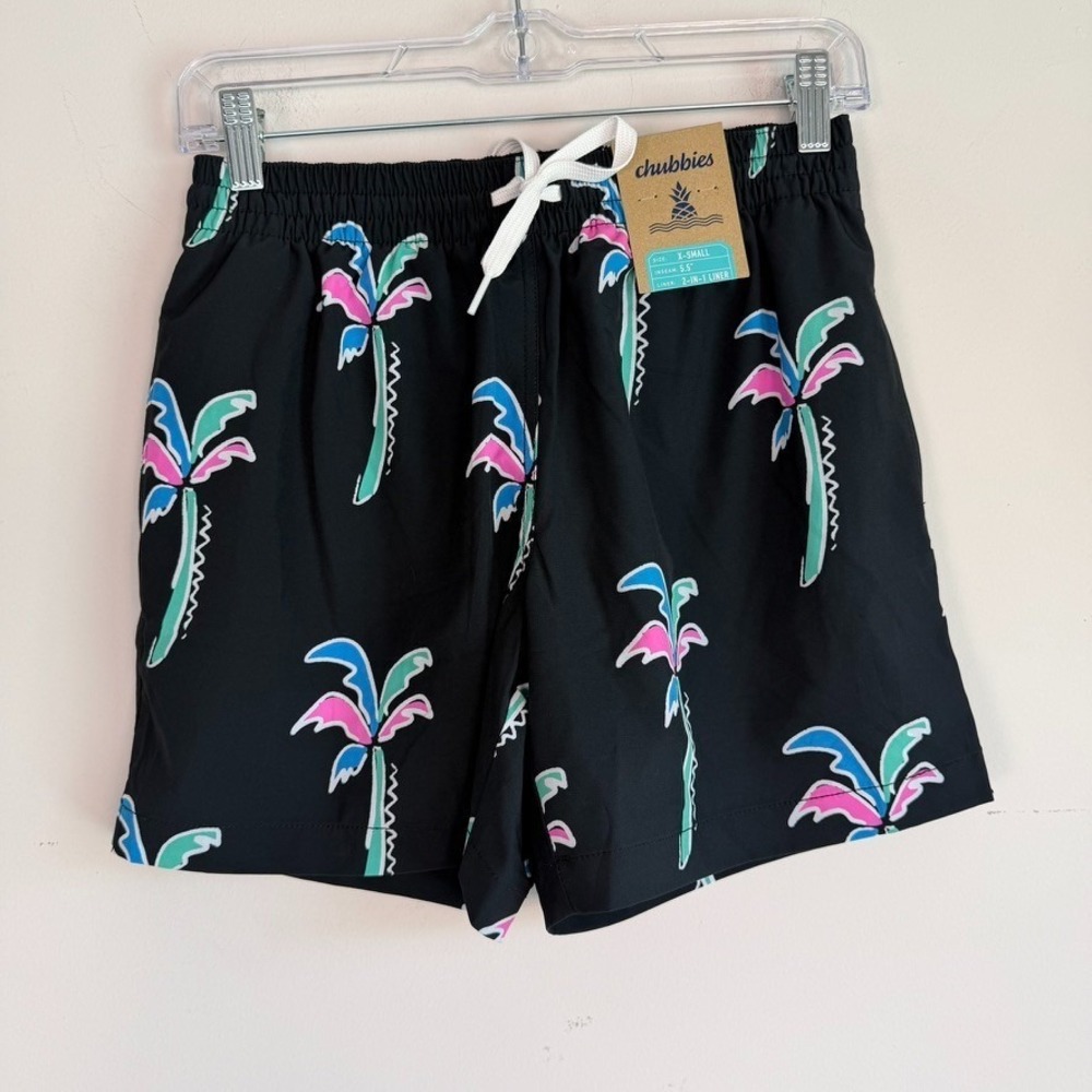 Chubbies Mens 5.5" Swim Trunks XS The Havana Nights Liner Resort Travel